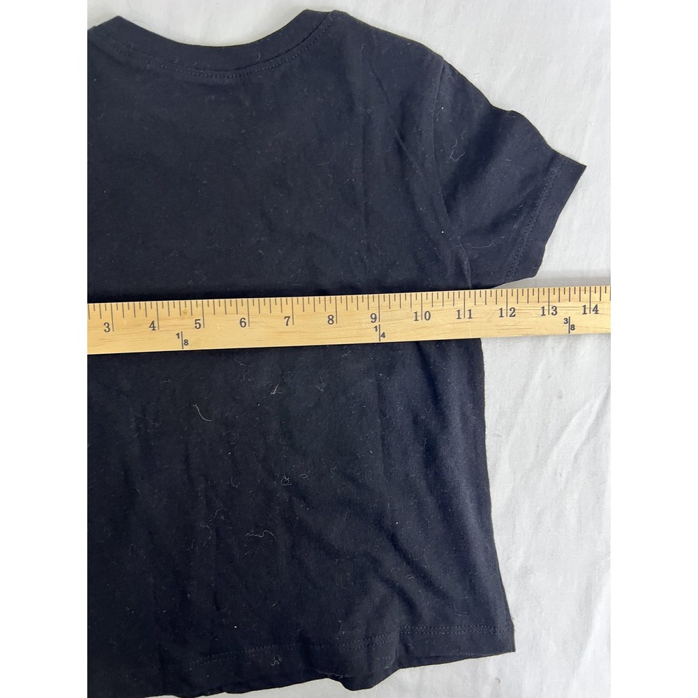 Old Navy Shirt Boys 3T Black Short Sleeve Basic Tee New Cotton Casual Crewneck - Picture 5 of 5